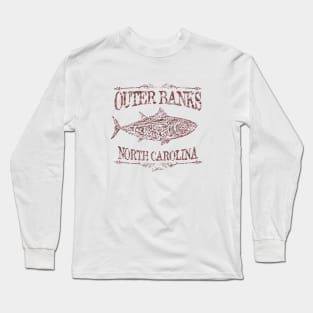 Outer Banks, NC, Bluefin Tuna Long Sleeve T-Shirt